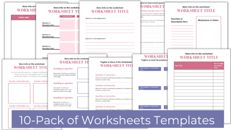 Blooming Wonders Canva Templates - Your Essential Toolbox