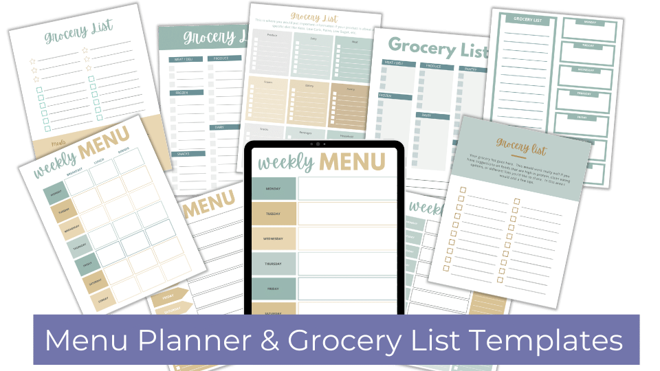 HarmonyMenuPlannerGroceryListTemplate